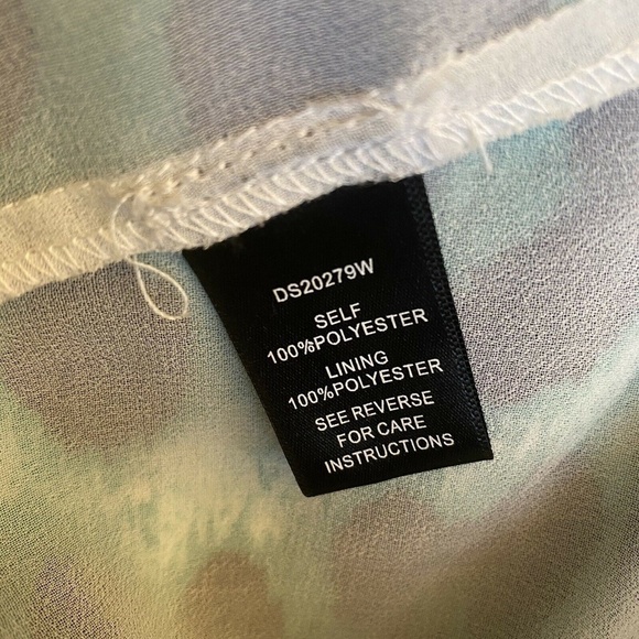 ark&co tropical printed racerback slip dress M - Picture 6 of 6